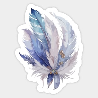 Bird Feathers Sticker